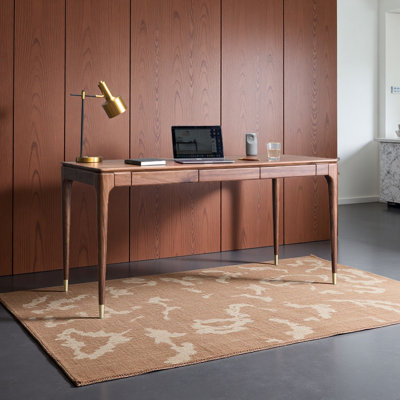 Modern Black Walnut Writing Desk
