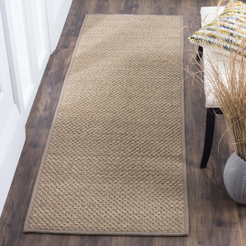 Tapis en sisal Shoreham, Tapis de couloir 2 pi 6 po x 8 pi