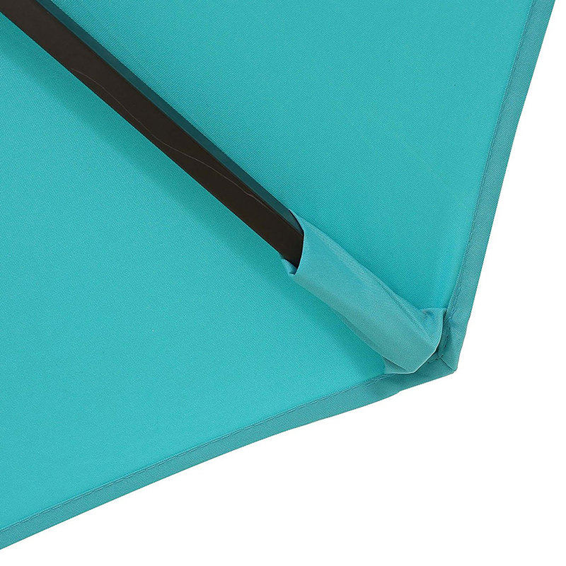 Parasol de marché 108 "Pierpoint, Turquoise, Bronze