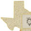 Crystal Texas Picture Frame