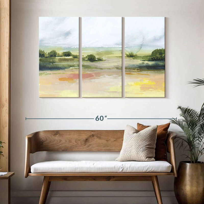 Avery Sunlit Marsh I, H 32 po x l 50 po