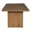 96'' Solid Oak Dining Table