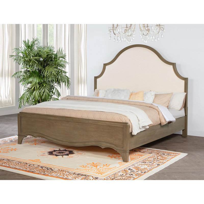 Panel Bed Washed Mango, King