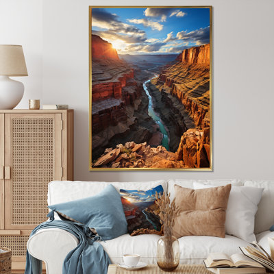«Canyon Unveiling Majesty I», art mural sur toile