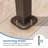 Hardtop Gazebo with Netting Heavy-Duty Double-Roof Galvanized Metal Top-115298247