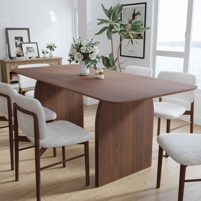 Table de salle à manger 67 po / 79 po, Noyer, H 30 po x L 67 po x l 33,5 po