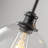 Concow 5-Light Matte Black Kitchen Island Pendant With Clear Globe Glass-367342400