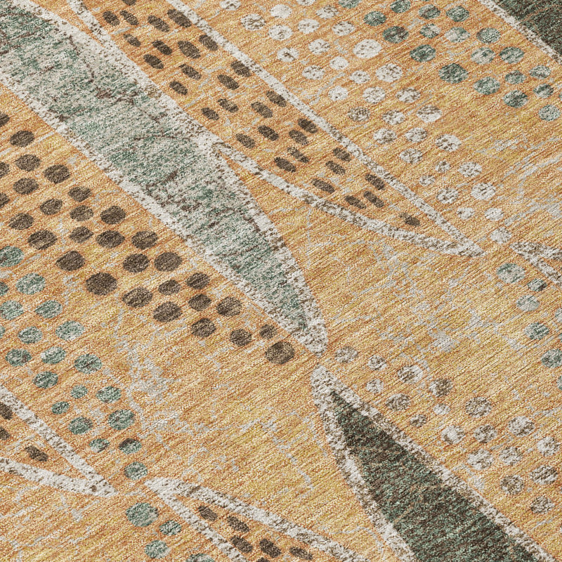 Tapis d'intérieur / extérieur lavable à la machine Chantille ACN2711, Cuivre, 9 pi x 12 pi
