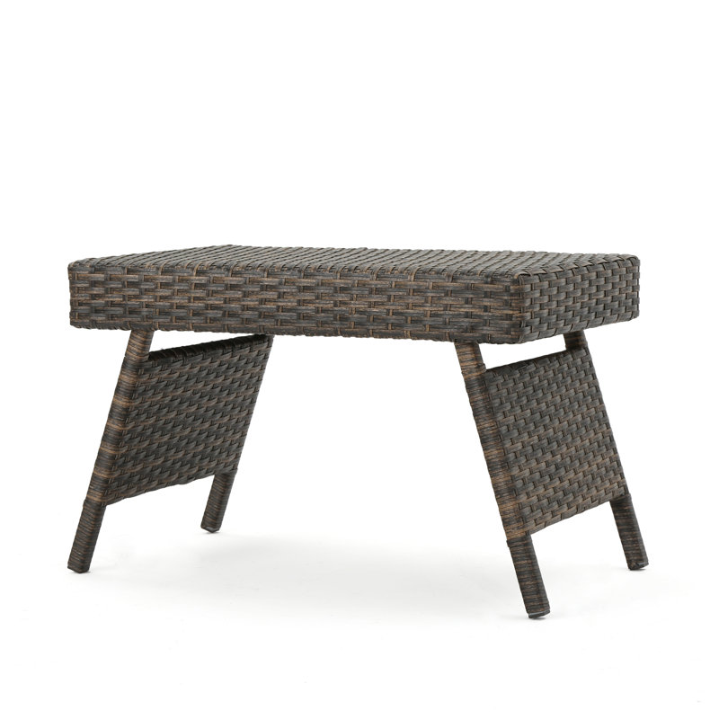 Table d'appoint d'extérieur pour patio, Kaki