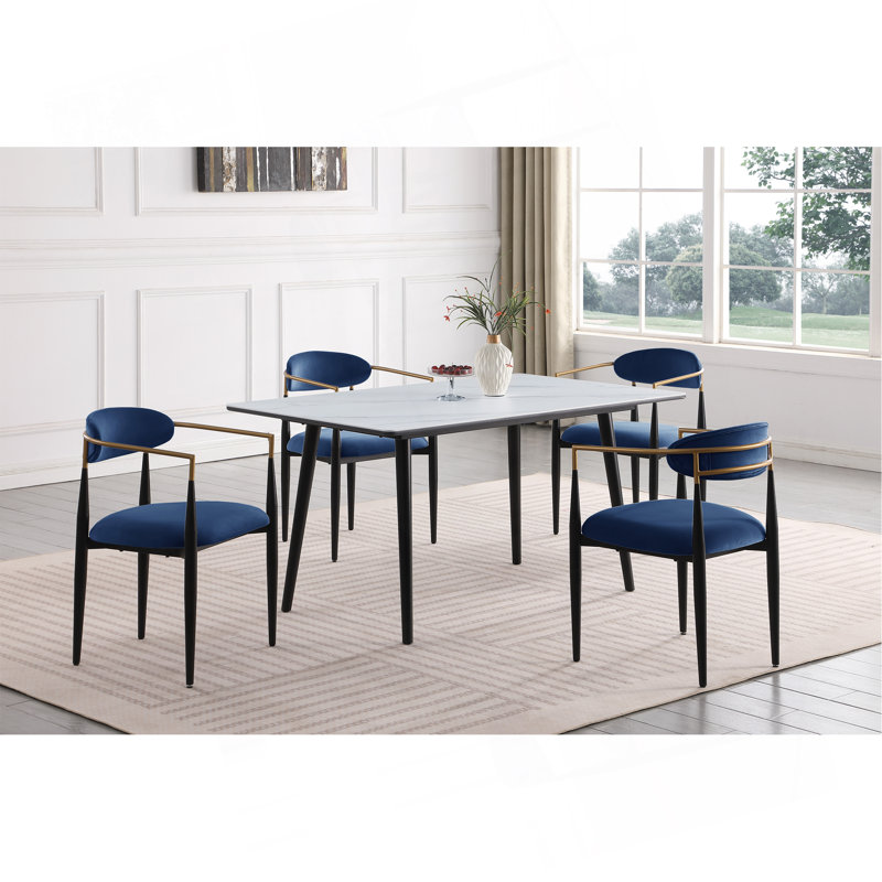 Table de salle à manger moderne et moderne 1Pc, Blanc
