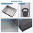 19" X 15" Stainless Steel Shower Niche, Brushed Nickel-679657062-679657050