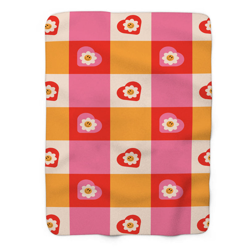 Wavy Love - couverture de qualité supérieure 1 pièce, Lit simple