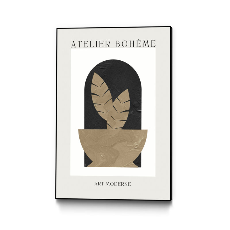 Atelier Bohème Iii, toile encadrée