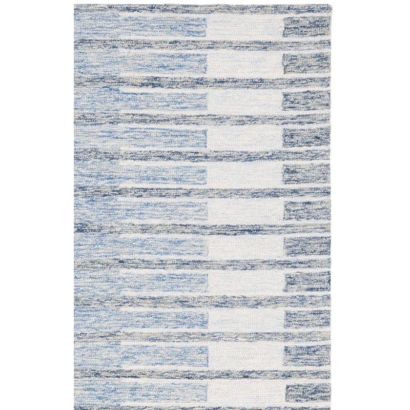 Tapis ivoire / bleu Ebony 812, Rectangle 4 pi x 6 pi