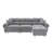 Agirta Velvet L-Shaped Sectional Reversible-2094074795-2087799200