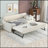 Twin Size Upholstery Daybed With Trundle And USB Charging Design,Trundle Can Be Flat Or Erected-1396828120