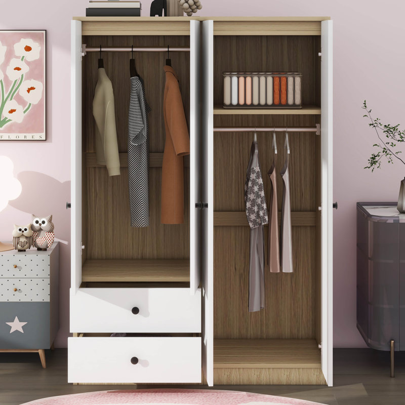 Armoire penderie 4 tiroirs Holman