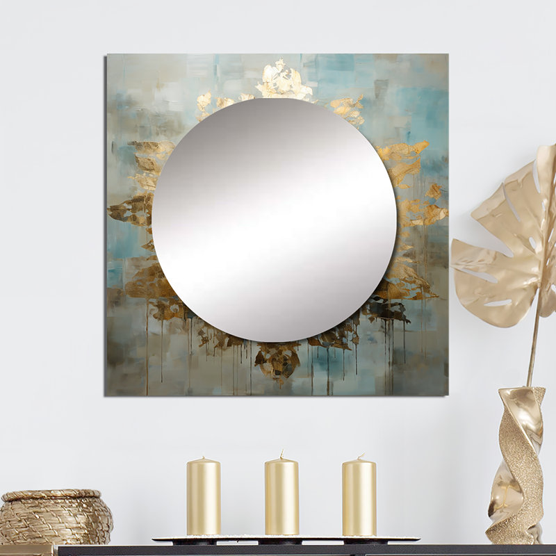 Loriena - miroir mural méditation carré pour salle de bain, 36 po x 36 po