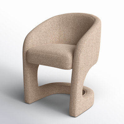 Chaise avec accoudoirs rembourrée Gerena