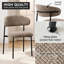 Chaise rembourrée avec pieds en métal-876850810