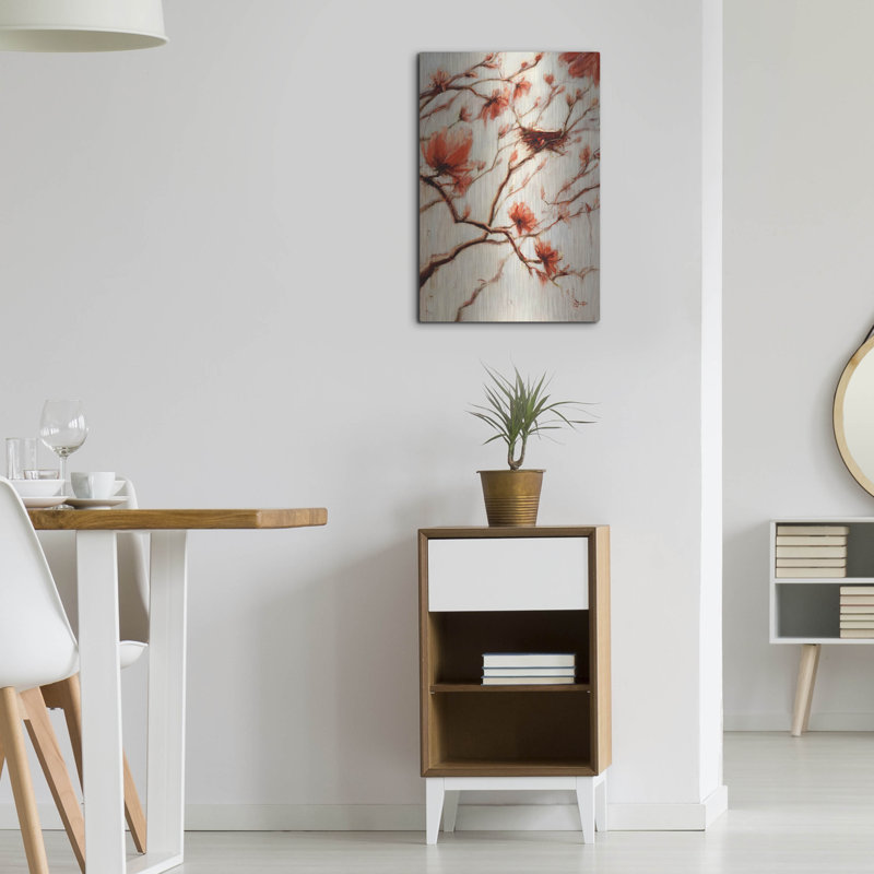 Art mural en métal luxueux «Flush With Poss possibilités» par Holly Van Hart, 24 po x 36 po, H 24 po x l 16 po