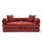 Modular Sofa Bed For Apartment,Convertible Sofa Bed,Fixed-Shape Frame & Removable Armrests,Folding Mattress Sofa For Small Spaces ,No Assembly ,Corduroy,Ancora Red-894884381