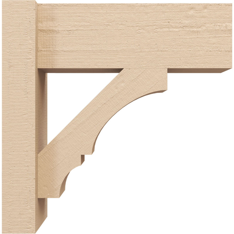 Timberhane cèdre brut en simili bois Balboa Blocker, l 6 po x P 14 po x H 14 po, brun clair apprêté