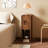 Narrow Side Table Set Of 2, Small End Table With 2 Drawers, Skinny Side Table, Mid Century Modern Side Table For Living Room, Small Spaces-1526571042