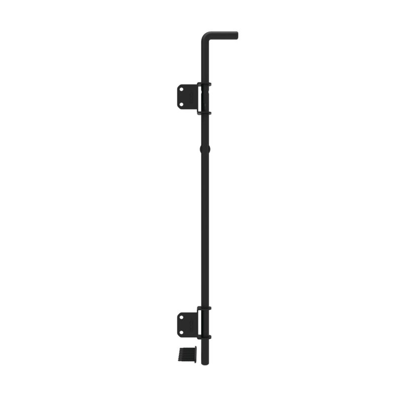 Black Heavy Duty Stainless Steel Gate Drop Rod