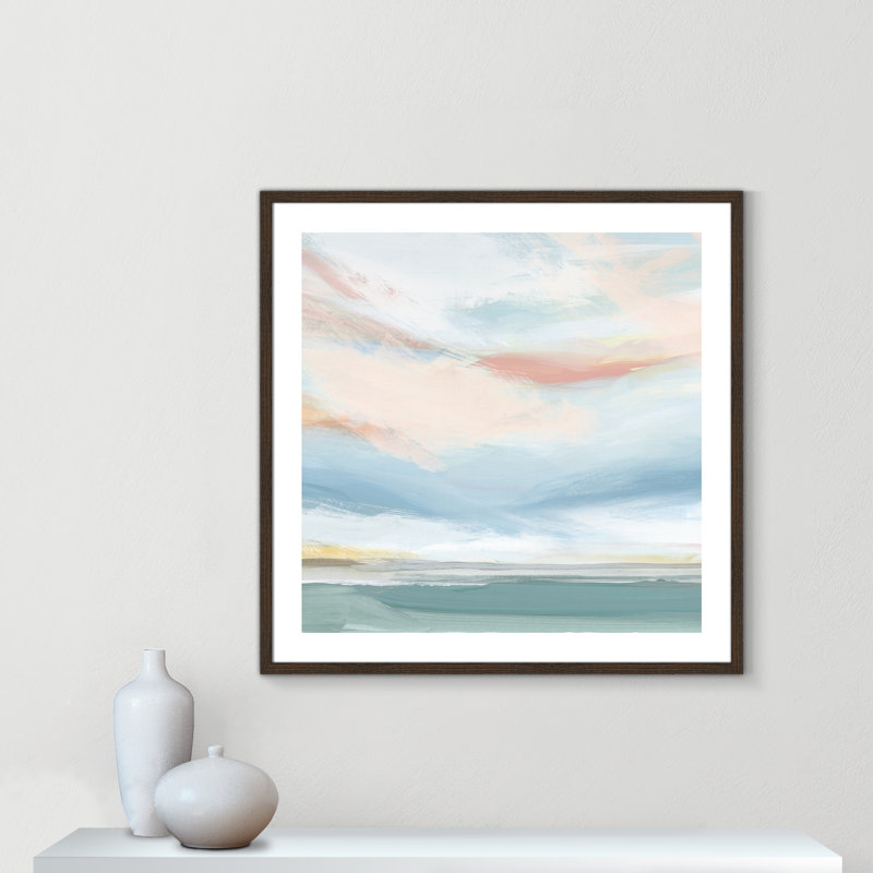 «Delphi Sweetness I» par Isabelle Z - reproduction, H 33,25 po x l 33,25 po x P 0,88 po, Papier avec cadre en bois de noyer