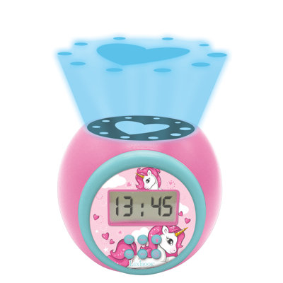Digital Electric Tabletop Clock with Alarm in Pink