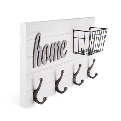 Wall Organizer with Key Hooks