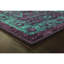 Tapis oriental bleu sarcelle / mauve Eual-49715341