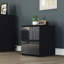 2 Drawer High Gloss Bedside Chest (FSC 100%) Bedroom Home Bedside Furniture-1633544126