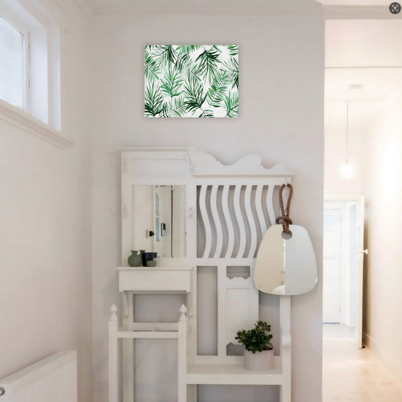Art mural sur toile 24 "x 18" Palm Fronds