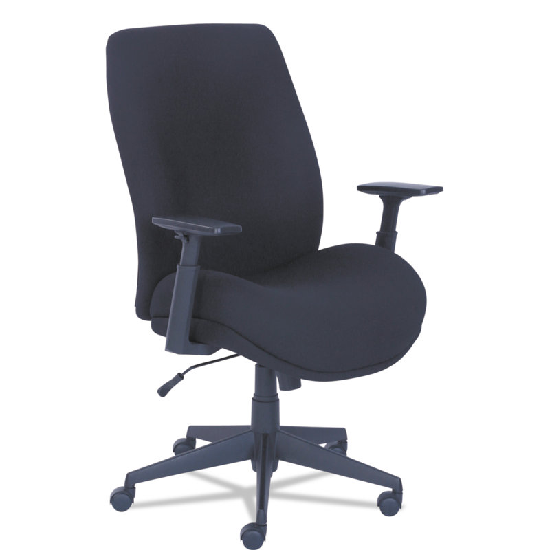 Black Adjustable Mesh Mid-Back Swivel Task Chair