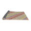 Tapis contemporain rouge / olive / bleu ciel-1025524300