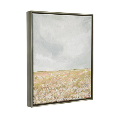 «Cloudy Abstract Meadow» sur toile