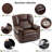 Oversized Dual Motor Power Lift Recliner Chair with Airbag Massage/Heat, Flip Arm Storage, Cup Holders,USB Type C Charging