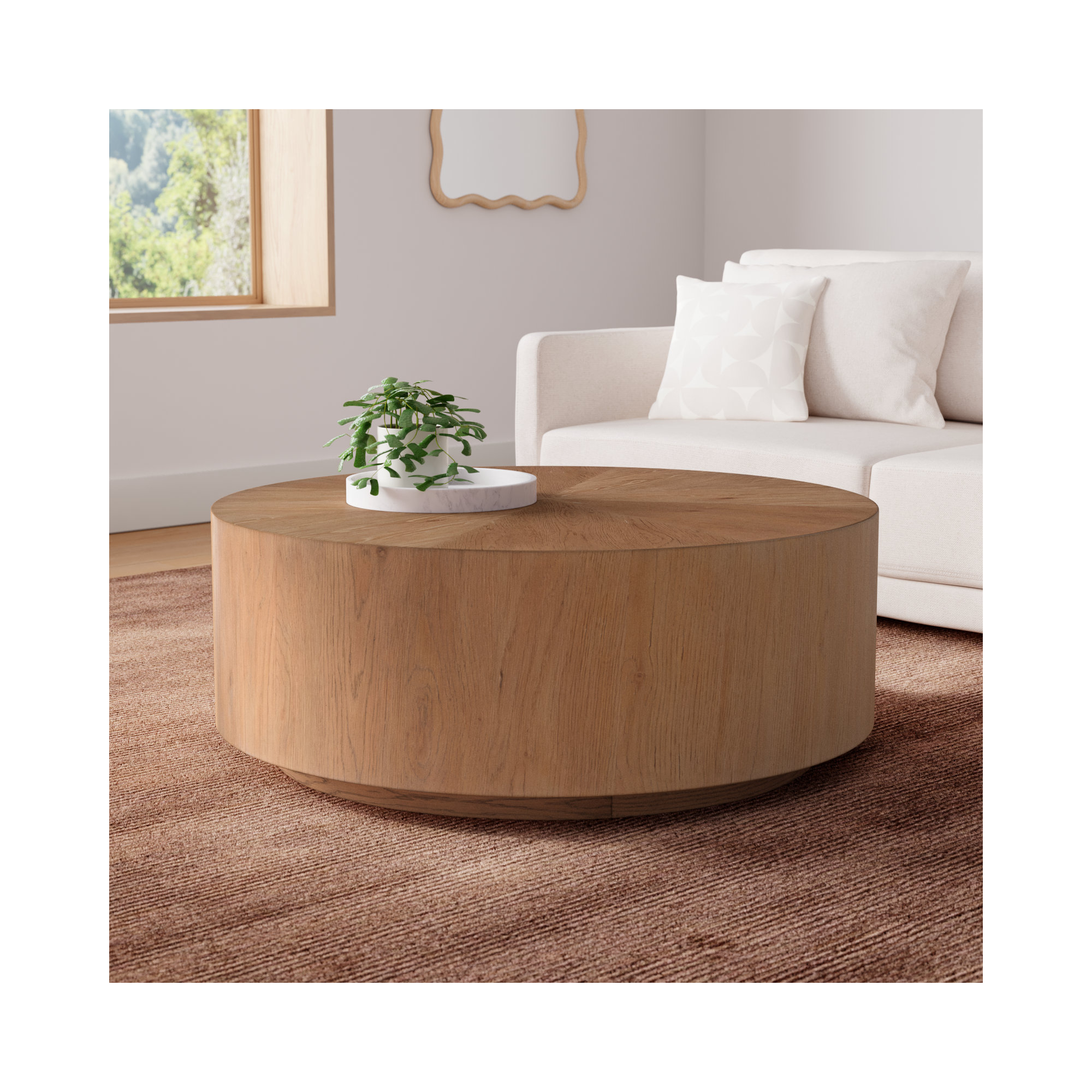 Safa Solid Wood Coffee Table