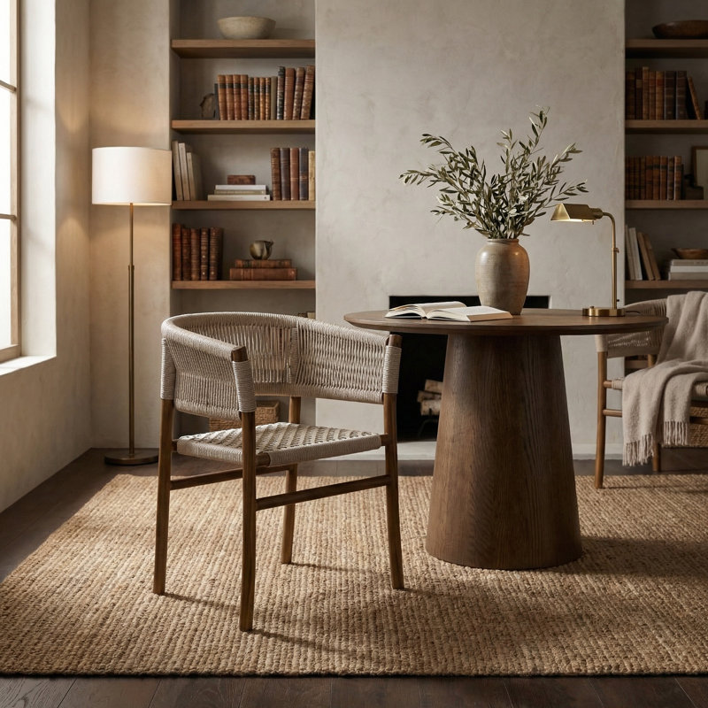 Conrad Solid Wood Arm Chair