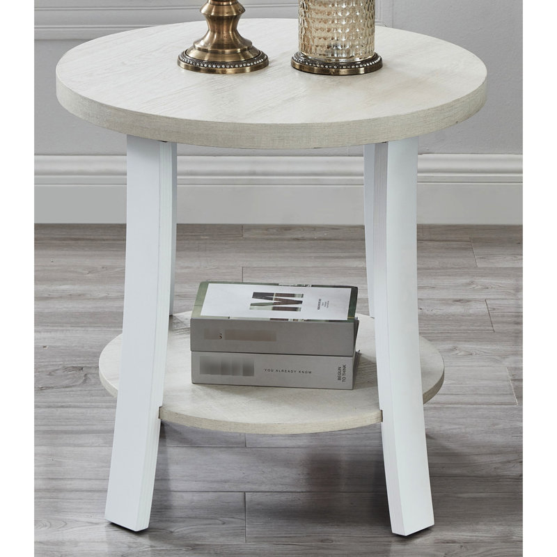 Table ronde ronde blanche pour la maison - Moderne et attrayant
