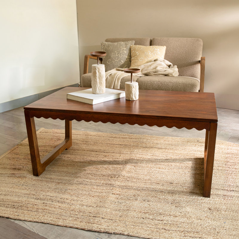 Ashlynn Mango Wood Coffee Table – Entryway Table, Sofa Table, Accent Furniture for Living Room, Hallway, Bedroom