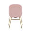 Chaise d'appoint rembourrée en velours Gleno-1481443290