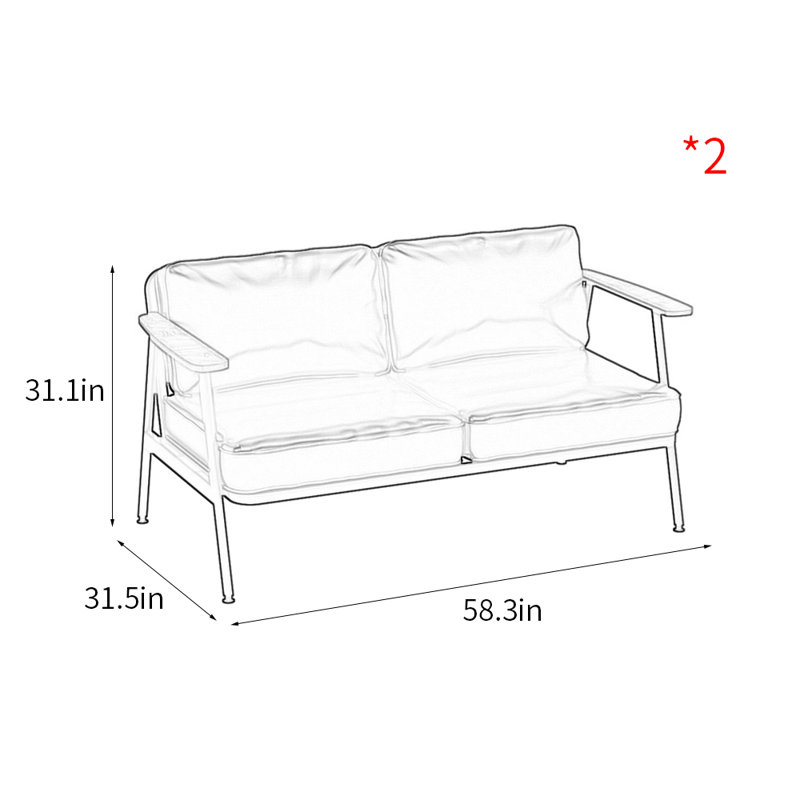 Banc rembourré en similicuir de style industriel, Café noir