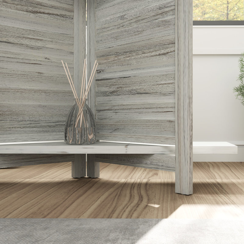 Paravent d'intimité, grand paravent d'intimité en bois avec rangement pliant