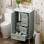 Ensemble de meuble-lavabo moderne avec ensemble lavabo 30 po, meuble-lavabo moderne avec porte à fermeture douce et 3 tiroirs, structure en bois massif