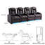 Fauteuil de cinéma inclinable Power Zero Gravity-694001395