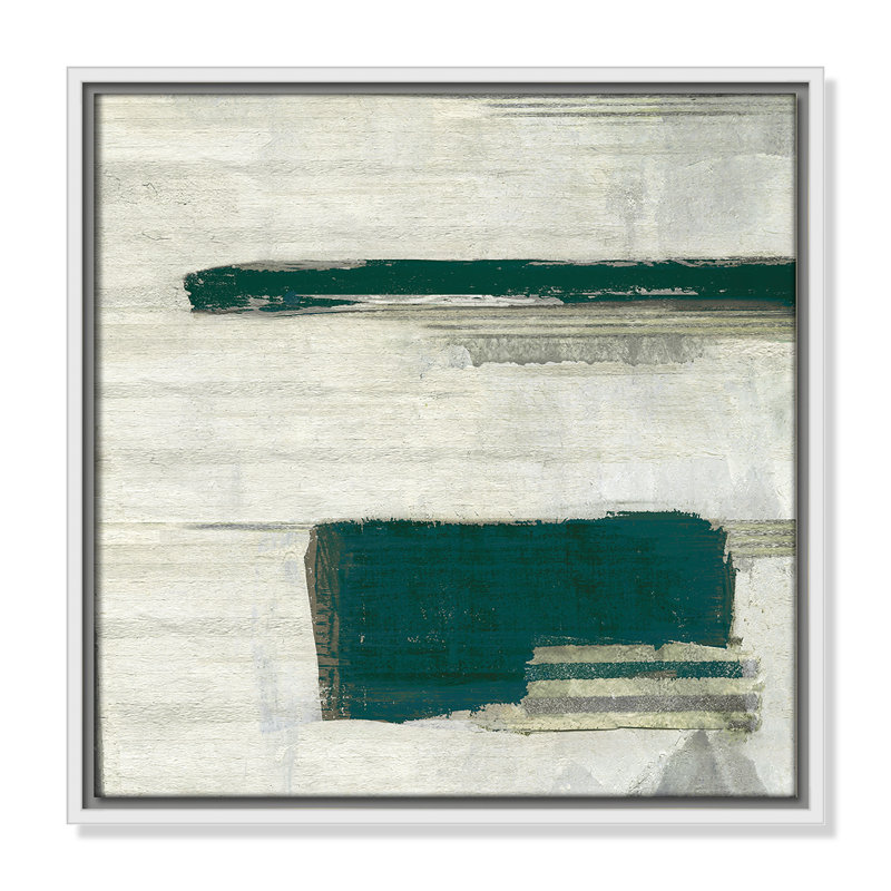 «Transformative Print» par Sally Swatland, H 17,5 po x l 17,5 po, Blanc