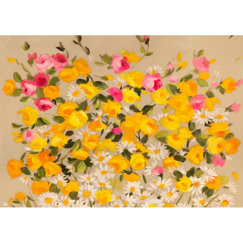 Flower Festival I by Anna Borgese - No Frame Print on Canvas, 60cm H x 80cm W x 4cm D